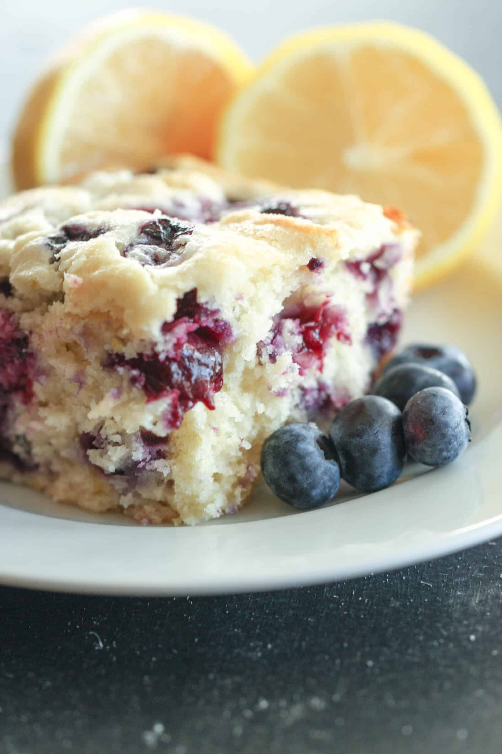 Lemon Blueberry Breakfast Cake: Muffin-Like Texture & Flavor